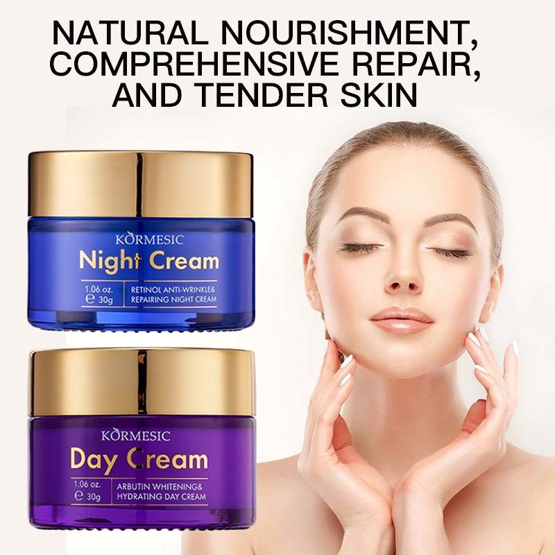 Kormesic Full English Face Cream Facial Care Morning and Night Essence Cream Cross-Border Manufacturer Wholesale