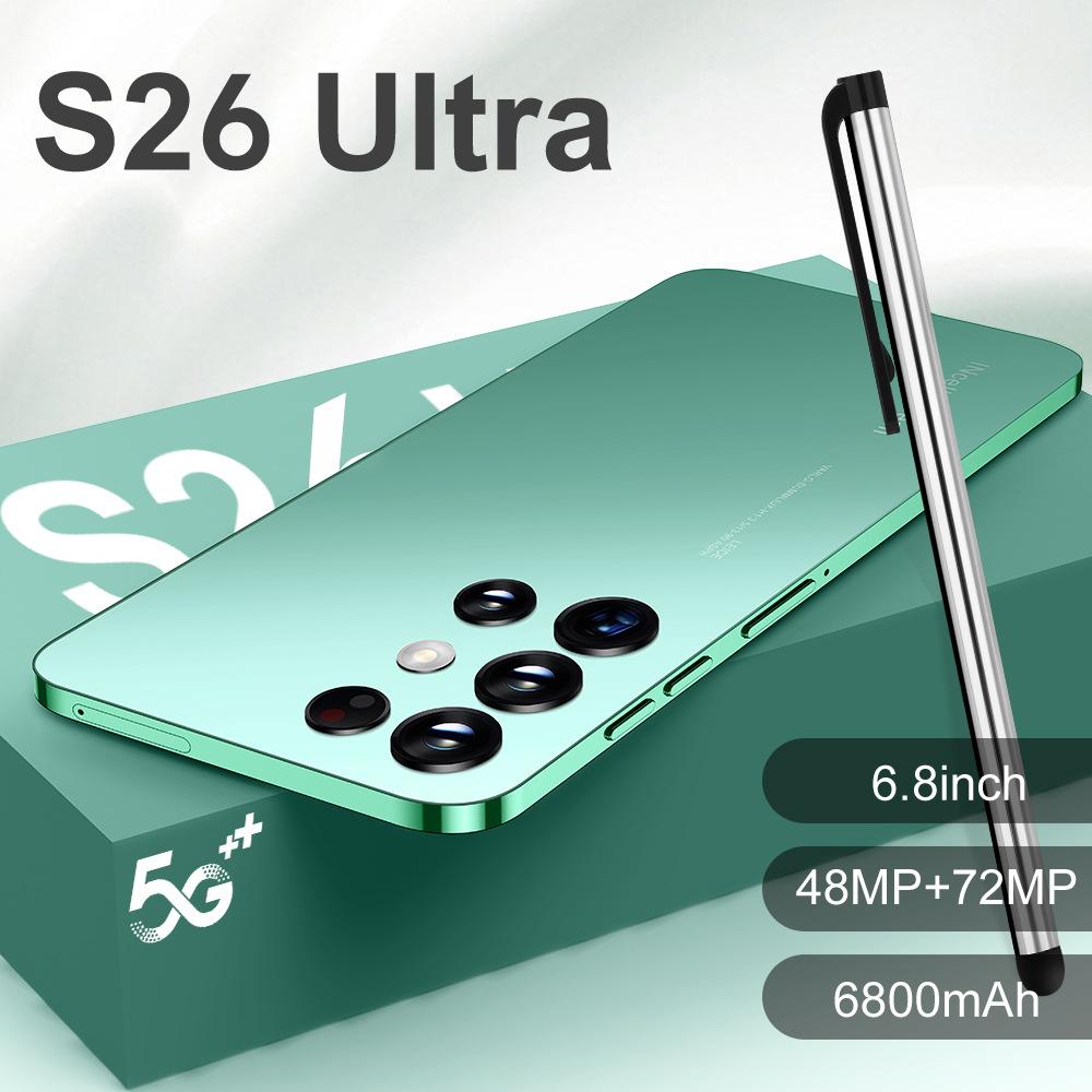 2025 Hot-Selling New Product S26 Ultra+ Cross-Border Mobile Phone with 16+1t Large Memory, Foreign Trade All-In-One Device, Direct from the Factory