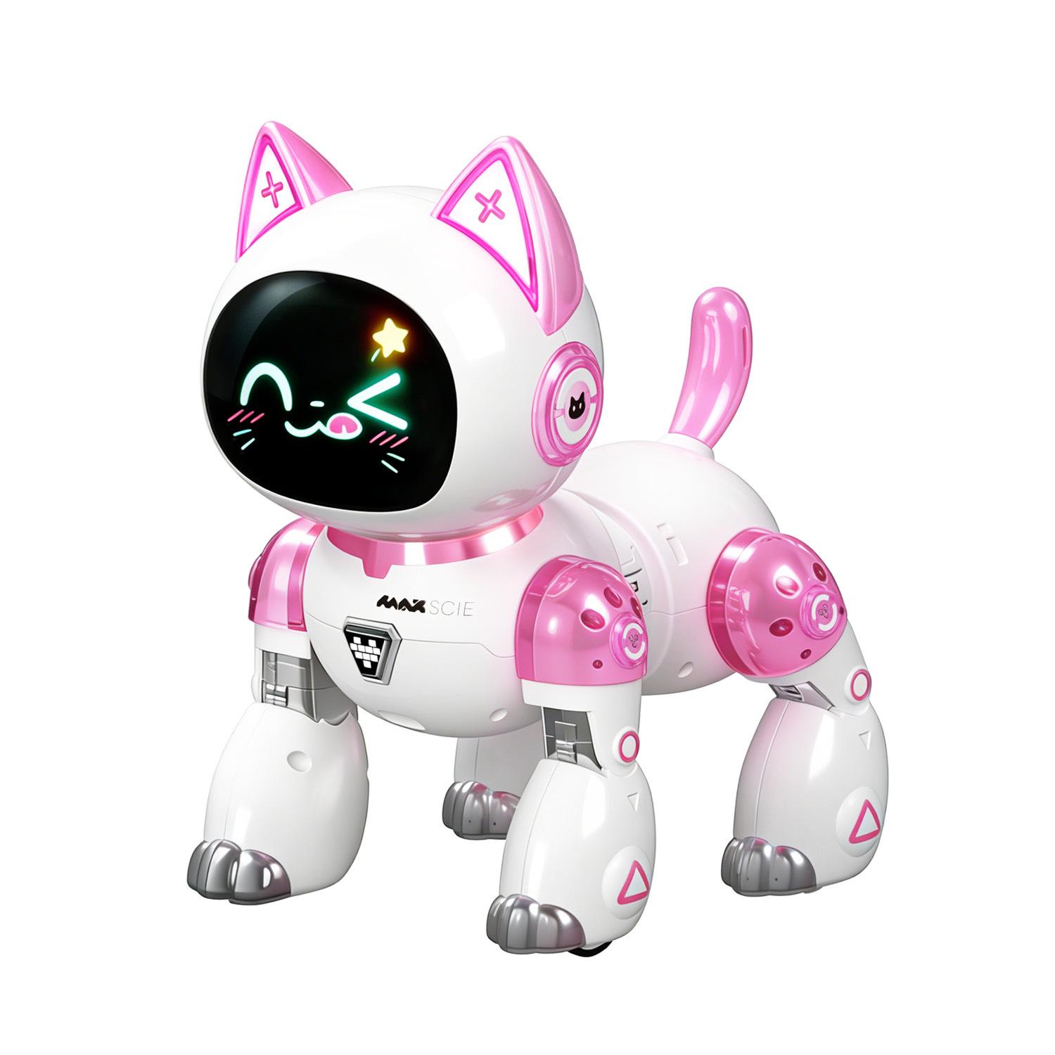 Cross-Border New Product: Remote Control Cat, Intelligent Voice-Controlled Light and Music Touch Children's Car Toy Wholesale