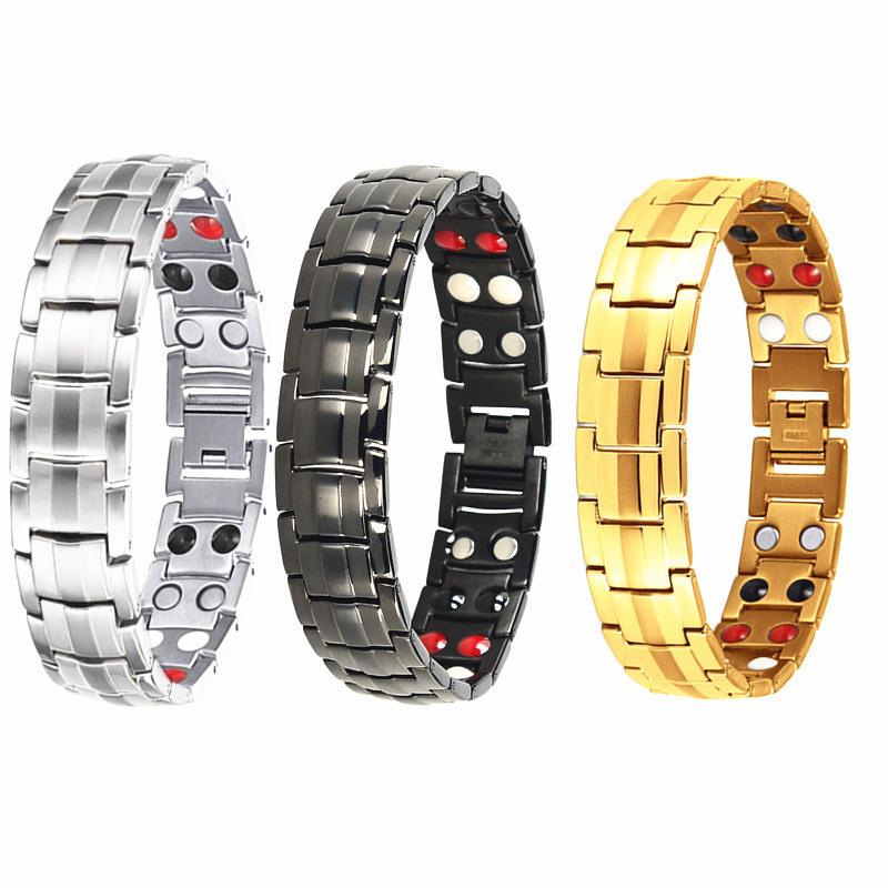 Yishuo Amazon Temu Cross-Border Hot-Selling Detachable Double-Row Magnetic Men's Bracelet European and American Couple Bracelets