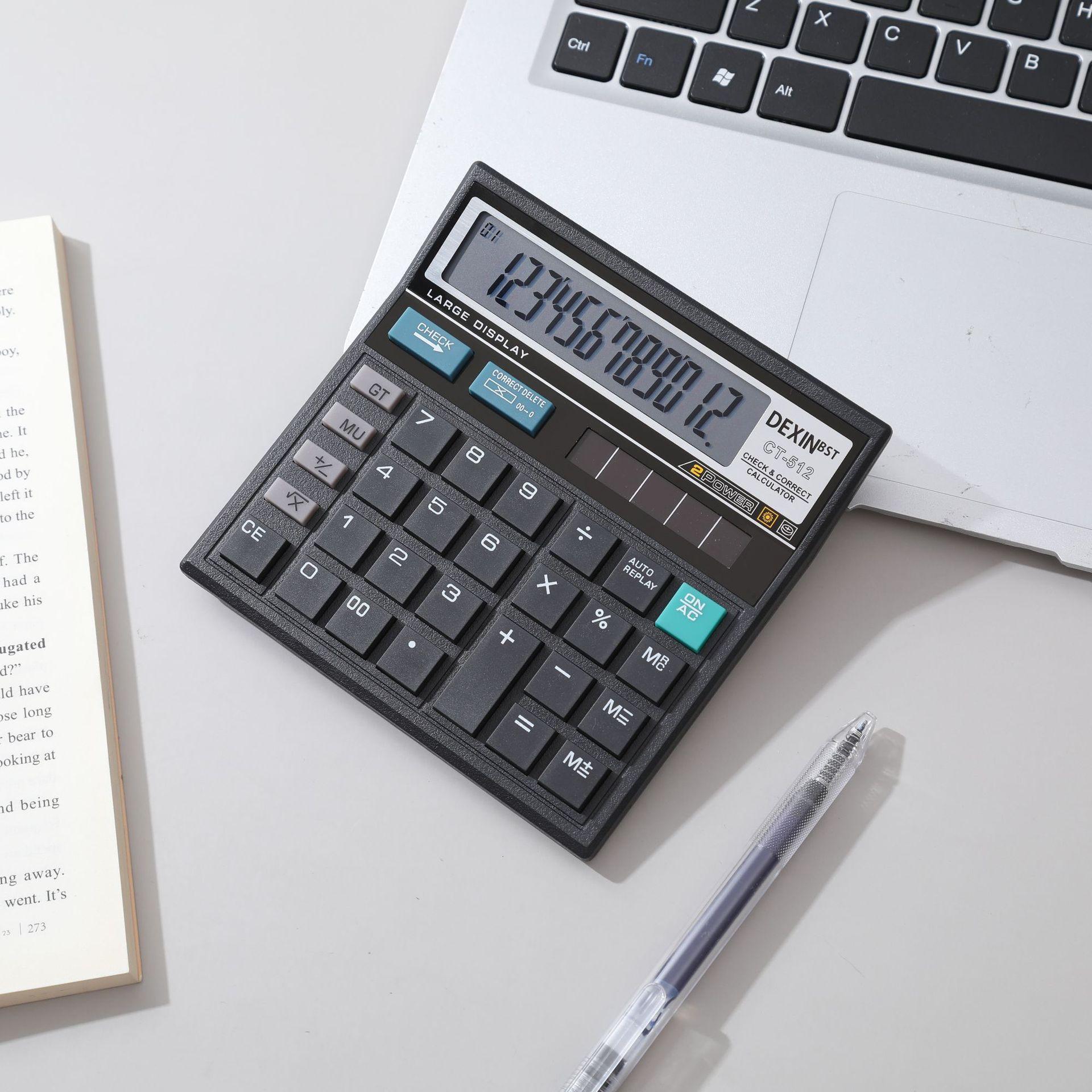 Financial Accounting Special Computer ct-512 Business Office Calculator Desktop Calculator.
