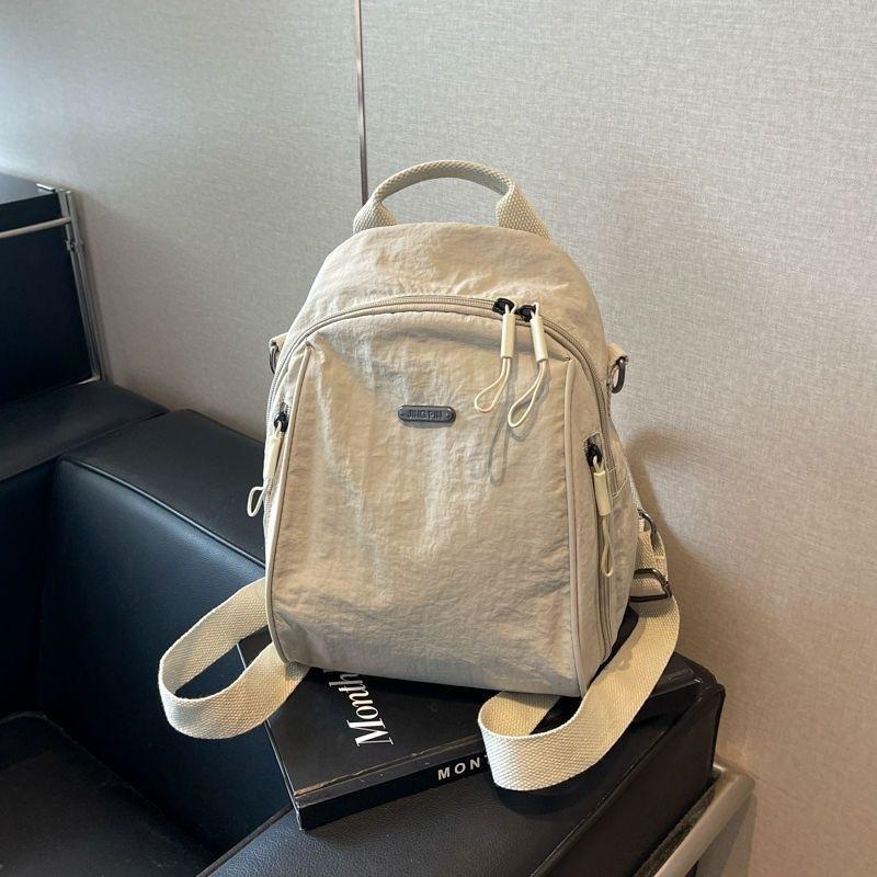 New Large Capacity Commuter Travel Backpack Shoulder Bag Fashion Handbag Women's Lightweight Oxford Cloth Backpack Small Bag