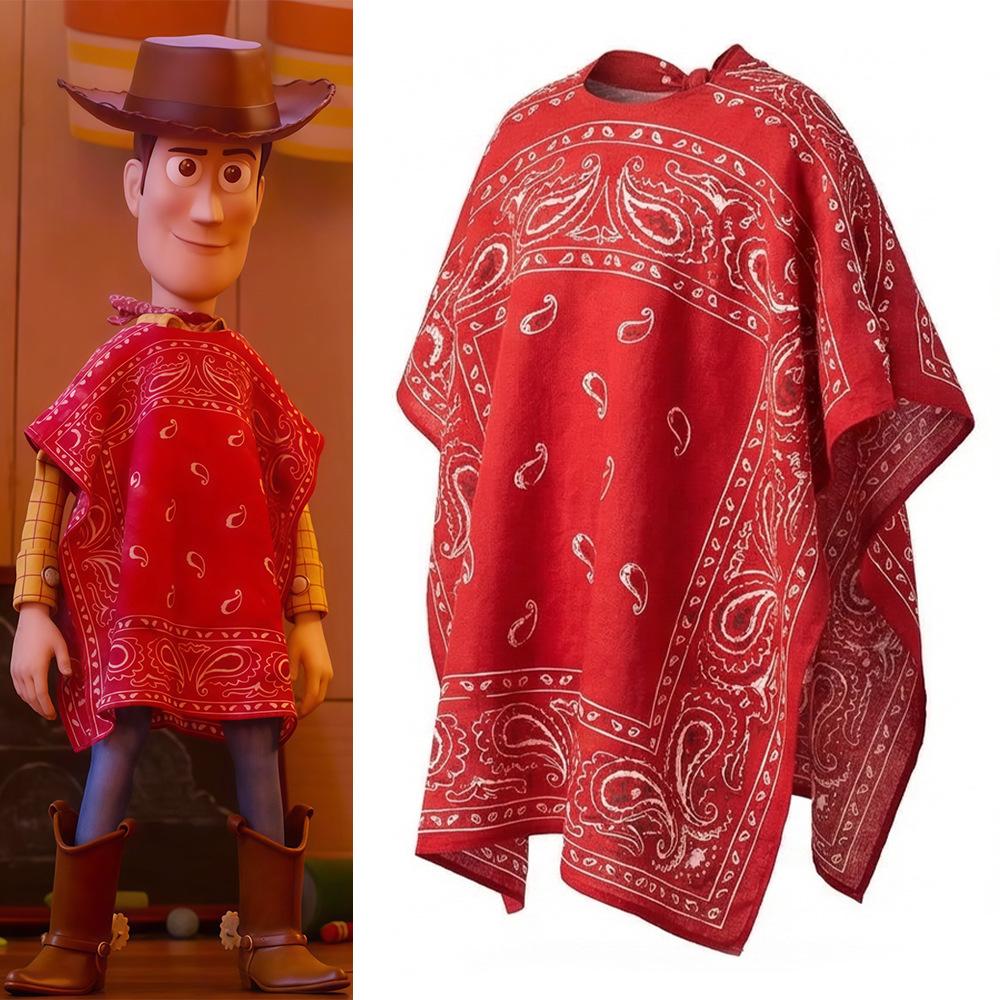 New Toy Story 5 Woody and Jessie Cosplay Costume Halloween Children's Role-Playing Hat Outfit