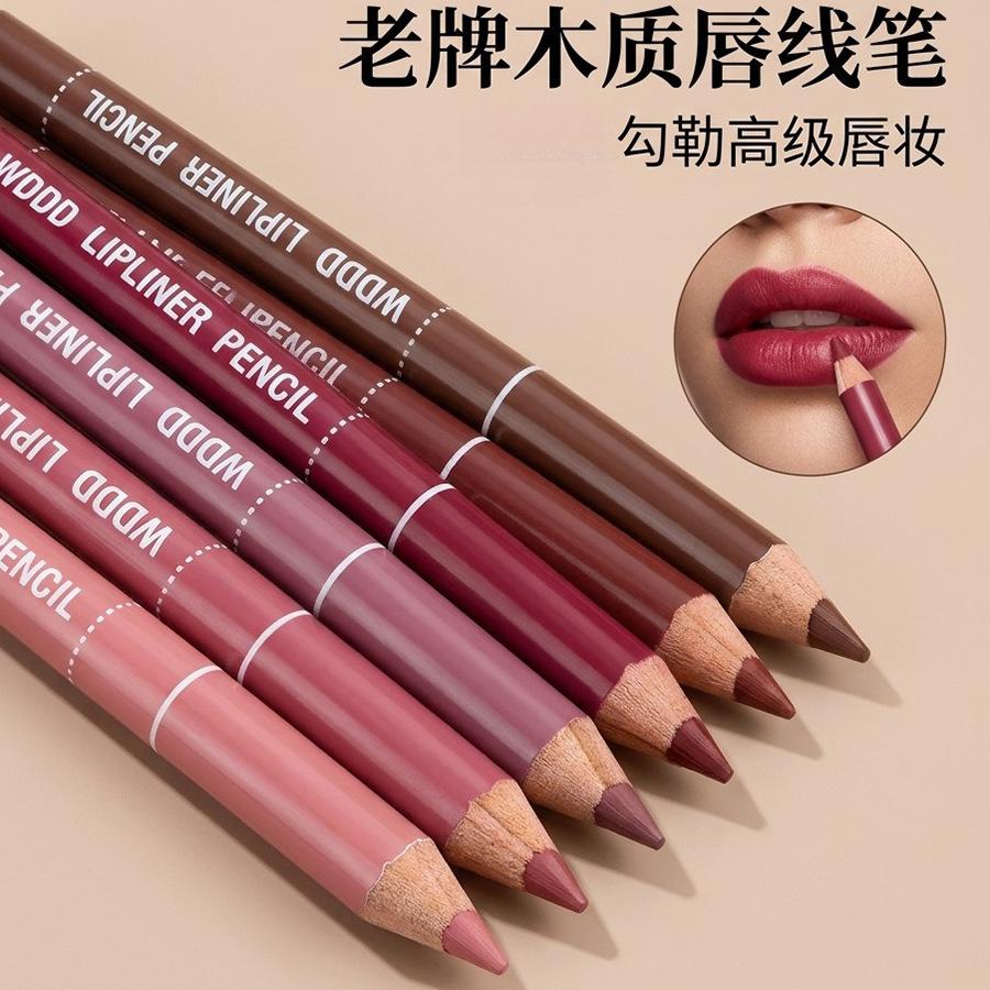 Snow White Lip Liner 28 Colors Long-Lasting and Non-Fading Daily Makeup Lipstick Pen for Girls Foreign Trade Lip Pencil