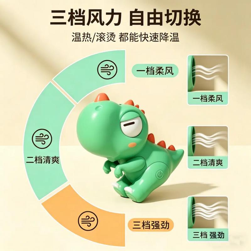 Multifunctional Hanging Cup Fan, Baby Food Cooling Device, Office Cooling Portable Neck-Hanging Mini Electric Fan