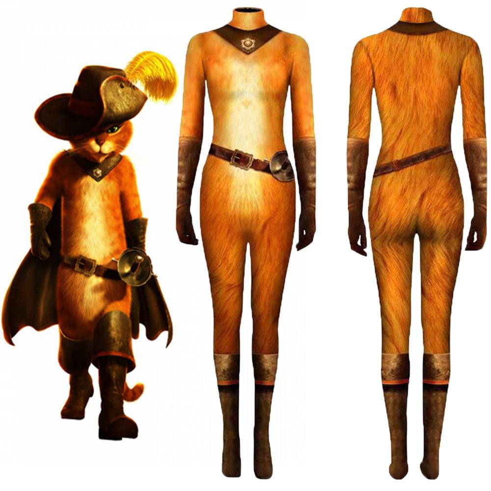 2023 shoes cat New Cat wearing boots 3D digital printing jumpsuit shoes cat biography series role tights