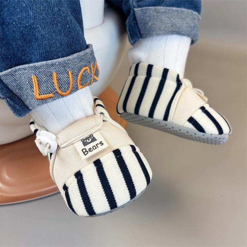 New Autumn and Winter Baby Shoes for Infants Aged 0-1, Boys and Girls, Soft-Soled, Non-Slip, Anti-Fall, Lightweight Pre-Walking Shoes