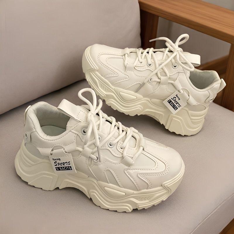 Korean-style new dad shoes for women, 2026 spring, versatile student sneakers, women's casual thick-soled height-increasing shoes CK-9