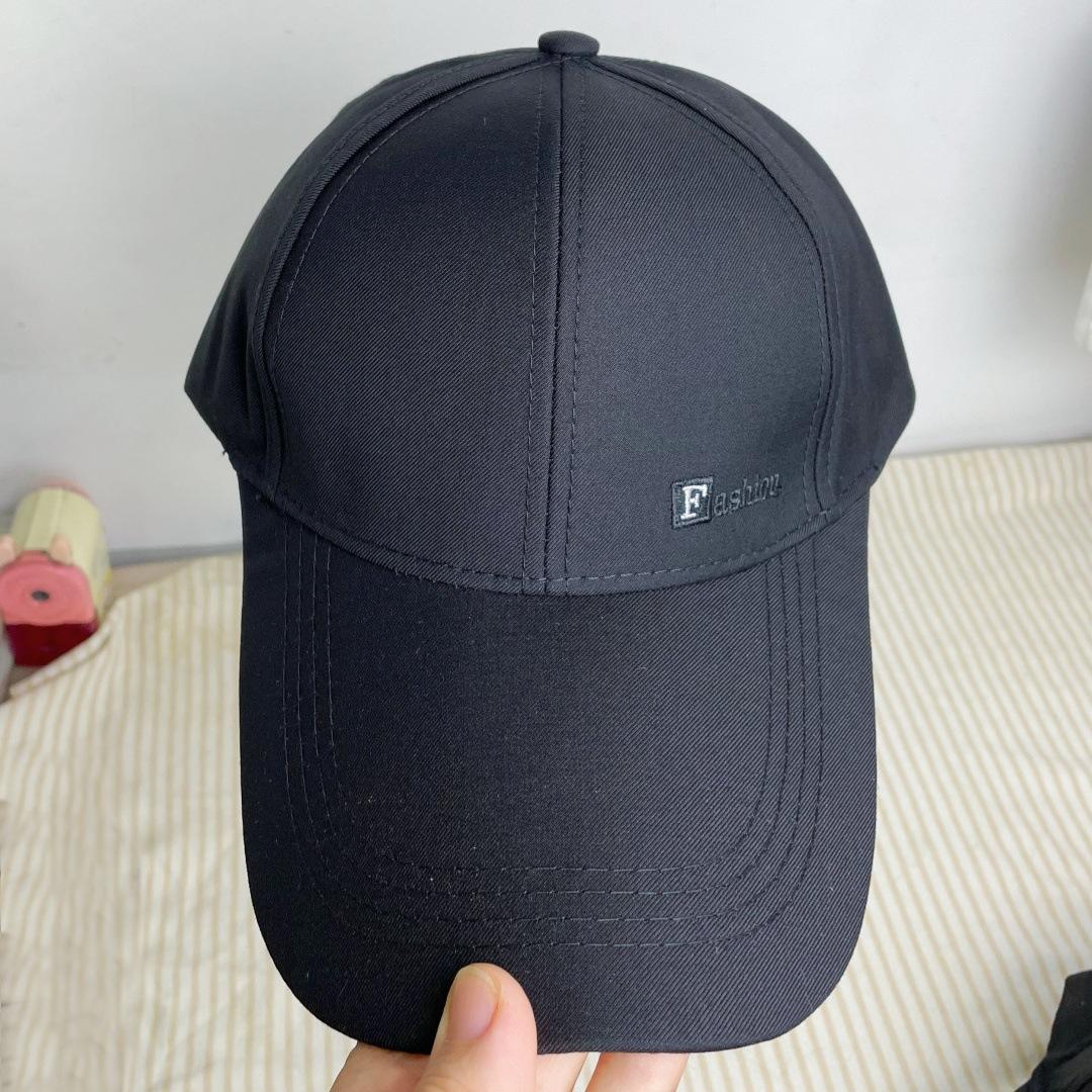 Baseball Cap Men's Extended Brim Sun Protection Casual Cap Casual Embroidery Outdoor Fishing Cap