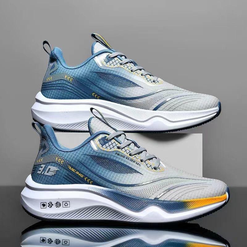 New Summer and Autumn Ultra-Light Running Shoes, Sports Shoes, Breathable Shock-Absorbing Soft-Soled Student Shoes, Lightweight Running Shoes for Men