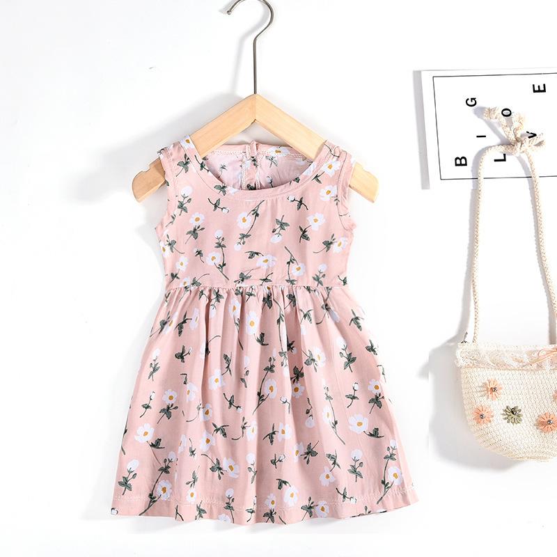 Children's clothing summer children's skirt girls cotton silk skirt baby dress princess skirt vest skirt baby clothes wholesale