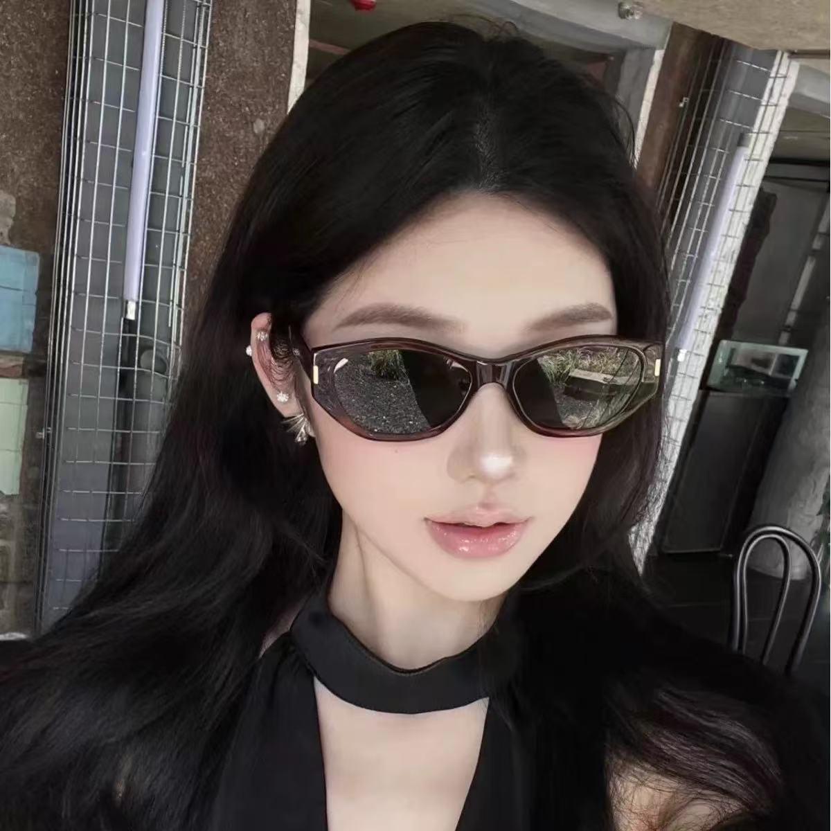 Coco Mirror Leopard Print Cat Eye Sunglasses Women's 2025 New High-End Sunglasses Anti-Uv Trend