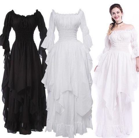 Lace Bell Sleeve Dress Dress Retro Gothic Dress Cosplay Ball Princess Dress Princess Style