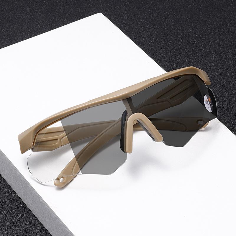 Cross-Border European and American Black Cs Tactical Color-Changing Glasses, Sports Goggles, Wind and Sand Protection, Outdoor Day and Night Sunglasses