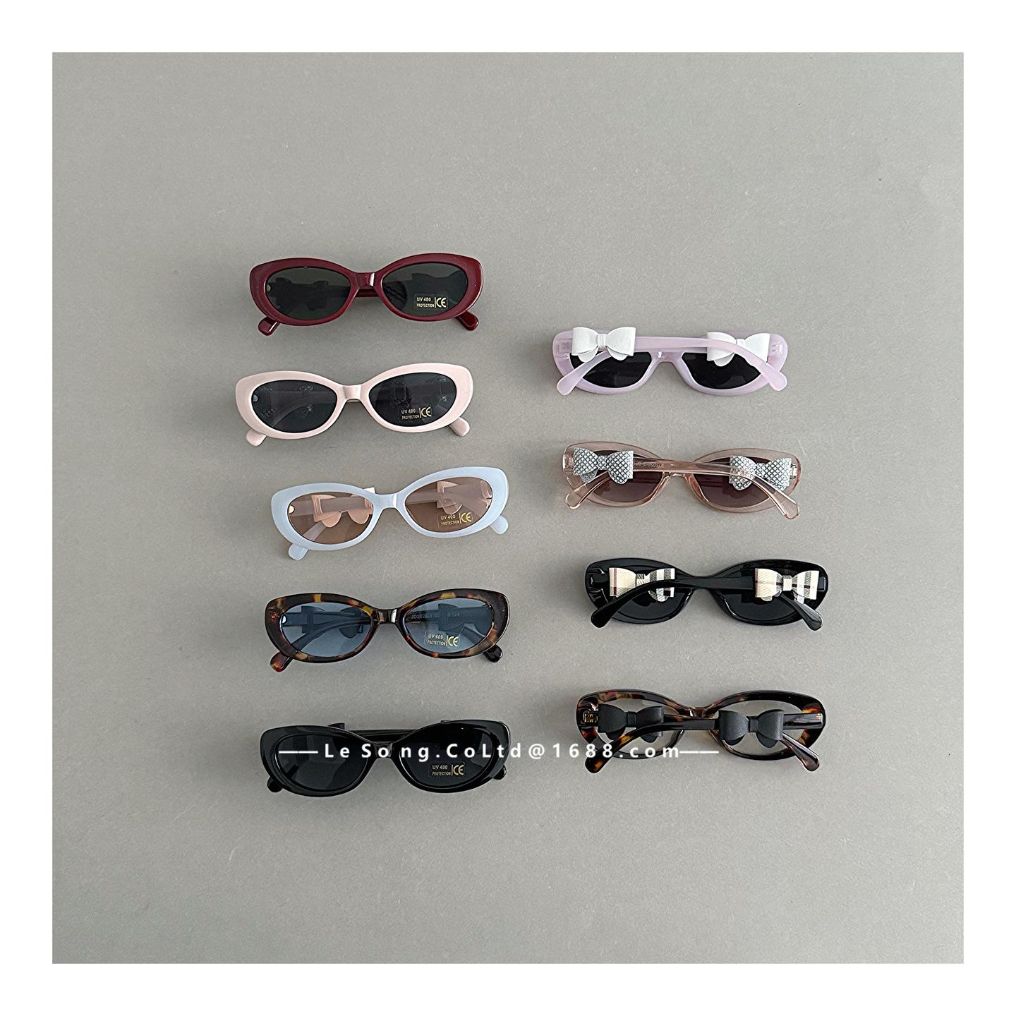 Niche Style Children's Sunglasses Korean Style Cat-Eye Trendy Baby Sunglasses for Styling Versatile Fashion Show Sunshade Sunglasses