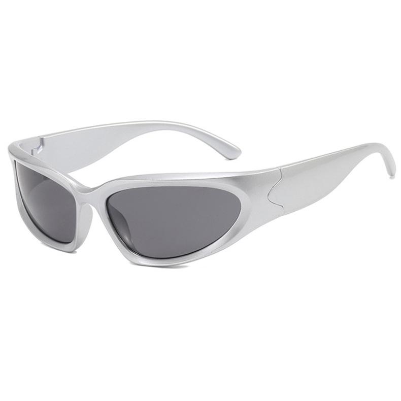 20896 Steampunk Sunglasses Women's Sports Sunglasses Concave Shape Punk Goggles Fashion Sunglasses