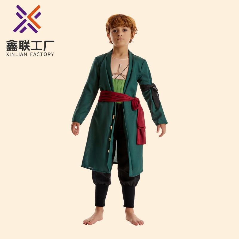 One Piece Suolongzoro cos Suit Classic Children Men's Anime Costume Cosplay suit C Suit Zoro