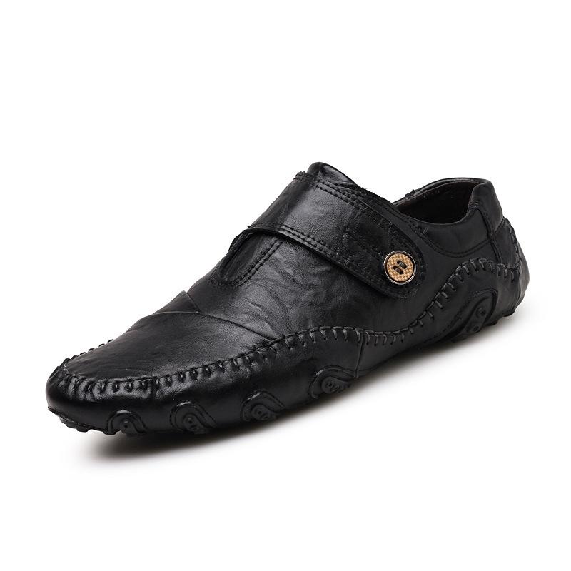 Large size leather shoes 38-44/45/46/47 size driving shoes men's business shoes men's shoes formal shoes