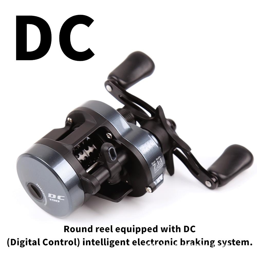 Manufacturer Dc Drum Reel with Smart Electronic Brake, Long-Distance Casting, Anti-Blowout Line, Multi-Purpose, Noise-Reducing Lure Fishing Reel