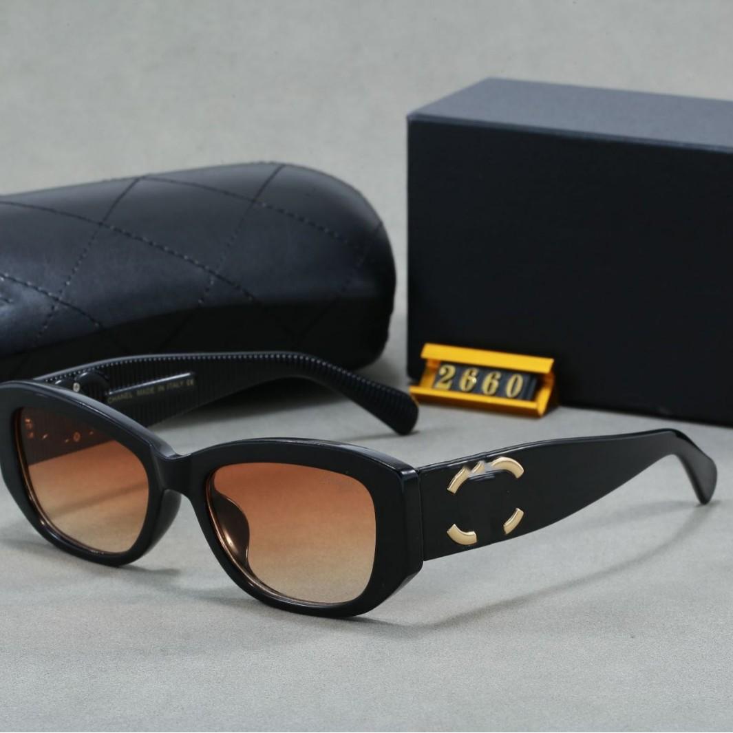 Chanel Logo Double C Sunglasses for Women, Popular on Xiaohongshu, Trendy Sunglasses for Men, Popular on Live Streaming 2660