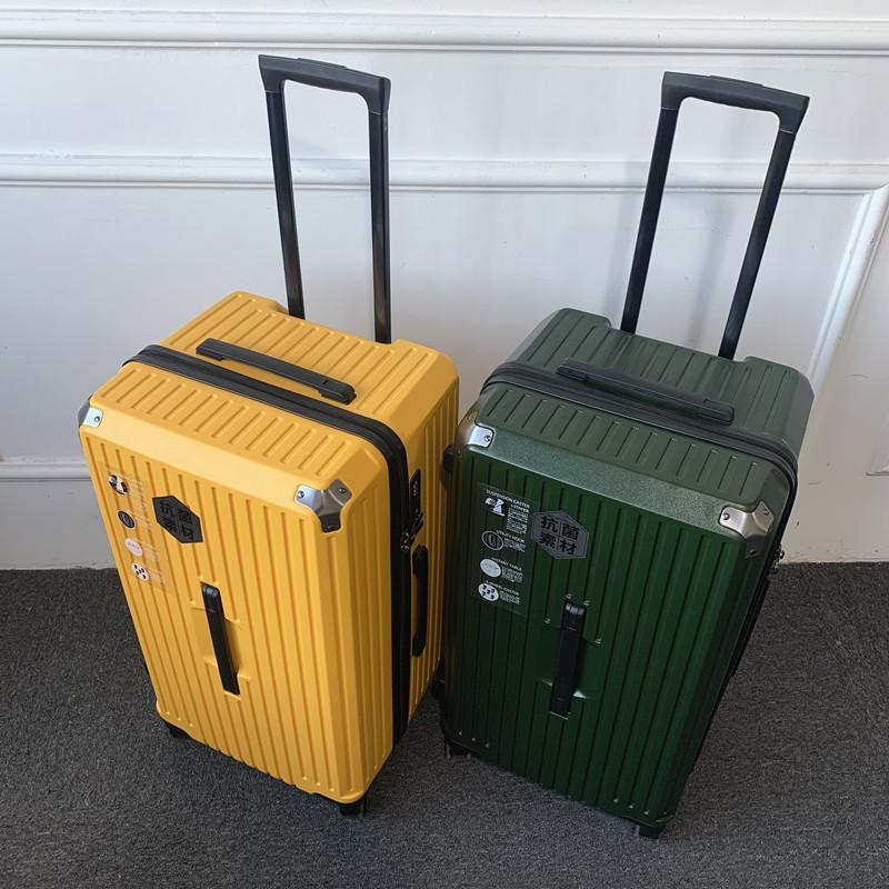 Carefully Selected Oversized Suitcase, Zippered 36 Trolley Case with Universal Wheels for Female and Male Students, Ultra-Light Export Password Box