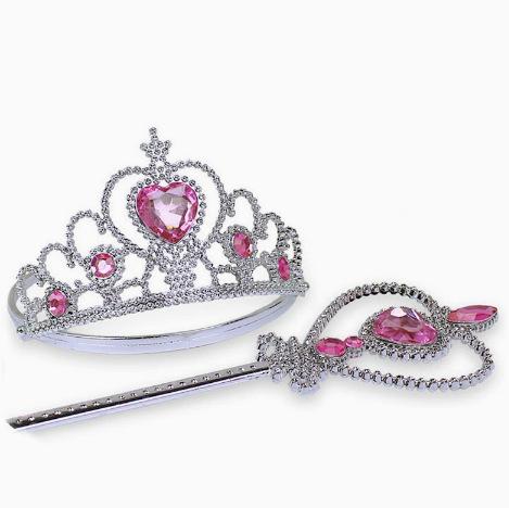 Carefully Selected Ice Princess Crown Magic Wand Two-Piece Set Children's Festival Role-Playing Headband Fairy Wand