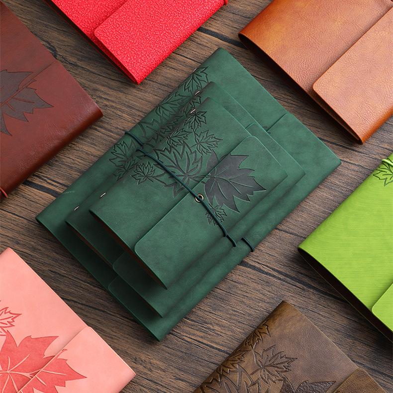 Strap-Bound A5 Planner, Portable Creative Diary Notebook, High-Value Business Office A6 Loose-Leaf Notebook, Wholesale Customization