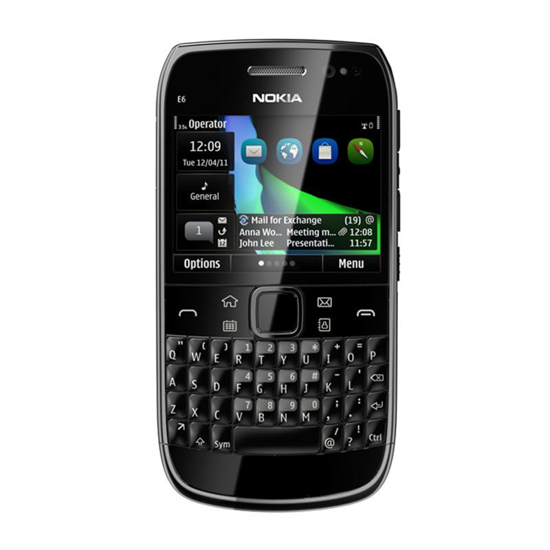 Classic E6-00 Stock Mobile Phone with Full Keyboard and Touchscreen Dual Function, E6 Is Suitable for Cross-Border Trade, Rare Original Item