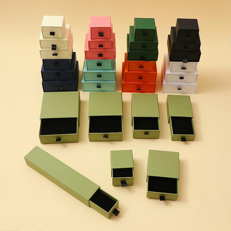 Customized Drawer Jewelry Packaging Box, High-End Jewelry Box, Ring Earrings, Earrings, Necklaces, Jewelry Bracelets Box