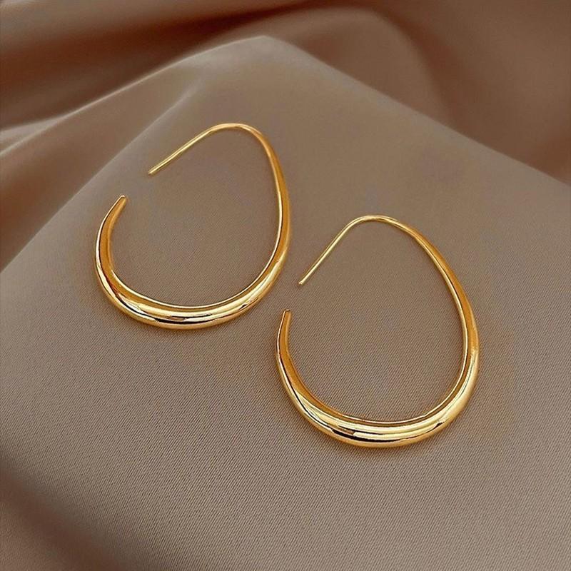 European and American Style Personality Water Drop Earrings, New Minimalist Geometric Fashion Earrings for Women, Versatile Exquisite Ear Accessories Wholesale