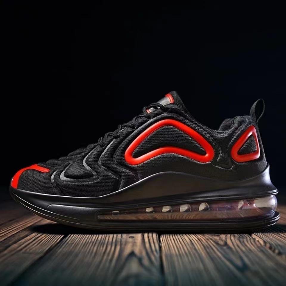 Large Size Air-Cushion Sneakers for Men, Low-Top Running Shoes, Trendy Thick-Soled Casual Sneakers, Foreign Trade Cross-Border Men's Shoes