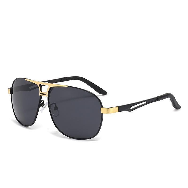 Large Frame Men's Polarized Sunglasses, Day and Night Dual-Use, Photochromic Sunglasses, Driving Sunshade Glasses Wholesale 8739