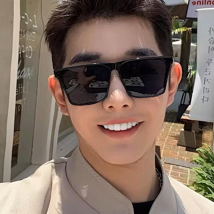 Square sunglasses men's summer 2022 new high-end eye fashion brand men's polarized sunglasses for driving