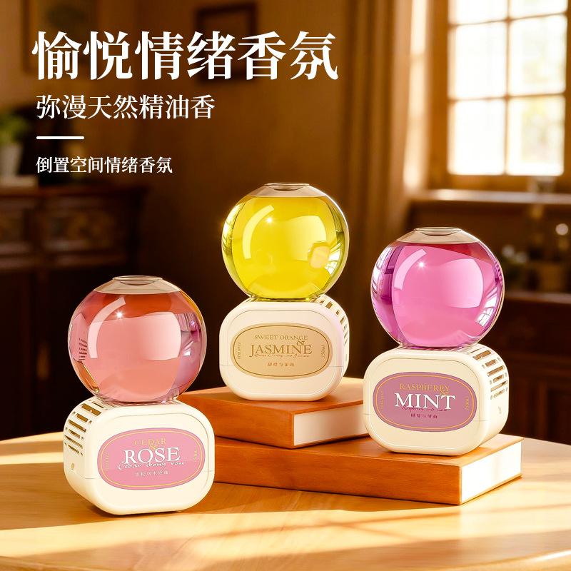 Crystal Ball Inverted Aromatherapy Diffuser for Bedroom, High-End Flameless Fragrance Ornament, Toilet Deodorizer, Long-Lasting Fragrance and Odor Removal