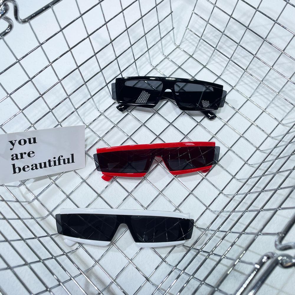 Children's Sunglasses, Trendy and Cool, Baby's Stylish, Fashionable Boys' Sunglasses, Anti-Uv, Girls' Catwalk Concave Shape Glasses