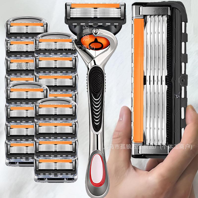 2026 Jisuili Razor Five-Layer Blade Shaving Razor 5-Layer Blade Head Manual Razor for Men