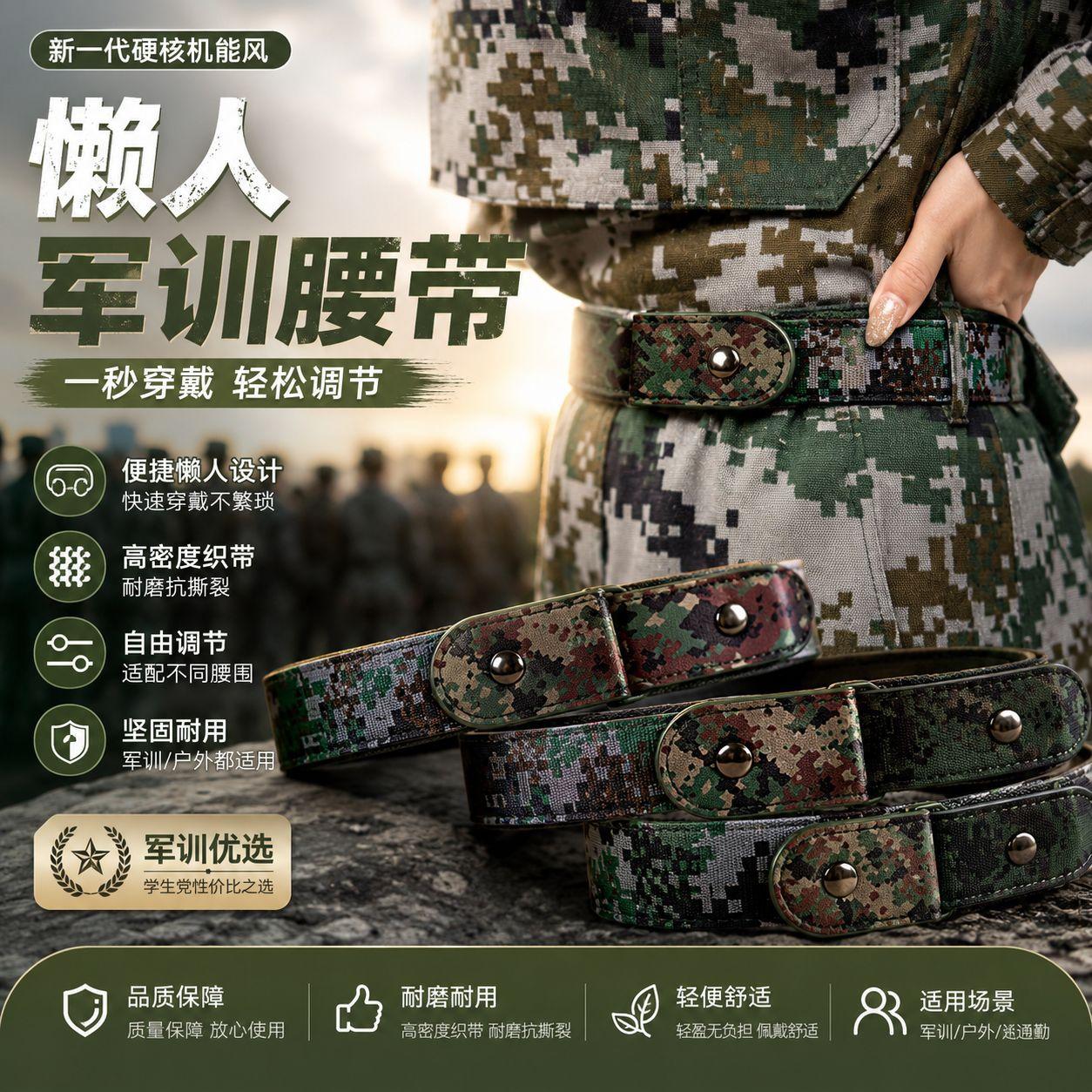 Lazy person's military training belt for women, elastic waist-cinching invisible belt for jeans, waist reducer, waist tightening tool