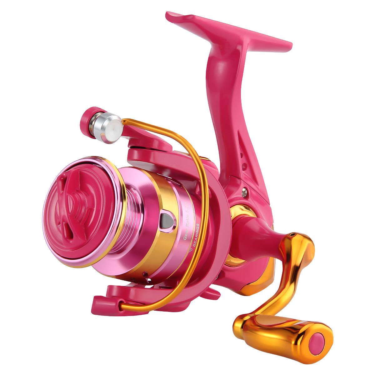 Haoden Metal Line Cup Spinning Wheel Temu Long-Range Lure Wheel 5.2:1 Fishing Wheel General Purpose Fishing Wheel Fishing Wheel Wholesale