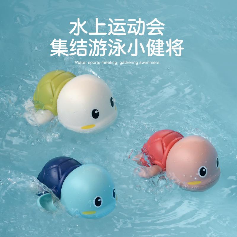Tiktok Bath Toys for Children, Small Dolphins Swimming in Water, Baby Kids Playing with Water, Little Ducks, Little Turtles for Boys and Girls