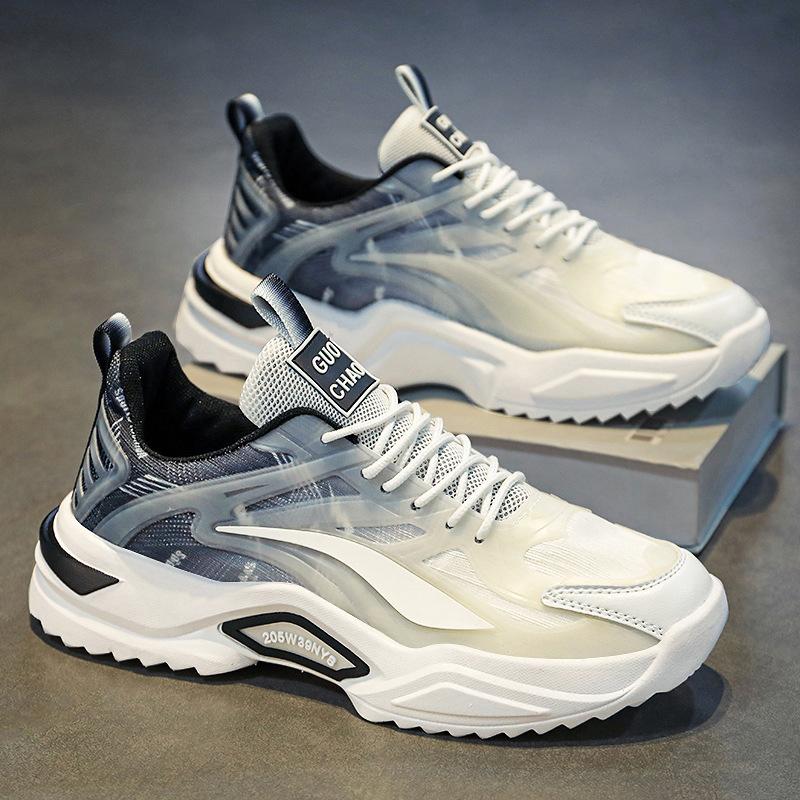 Travel Men's Shoes Summer Breathable Putian All-match Men's Casual Niche Running Sports Internal Height Increase Torre Trendy Shoes Spring