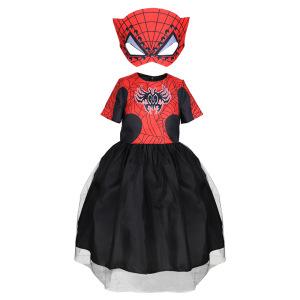 Amazon's Best-Selling Bat Spider-Man Role-Playing Cosplay Costume Children's Gauze Dress Set Stage Performance Costume