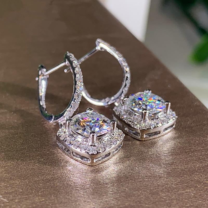 Cross-Border Amazon Hot-Selling New Models, Exquisite Women's Micro-Encrusted Zircon Versatile Ear Clips, European and American Earrings Wholesale