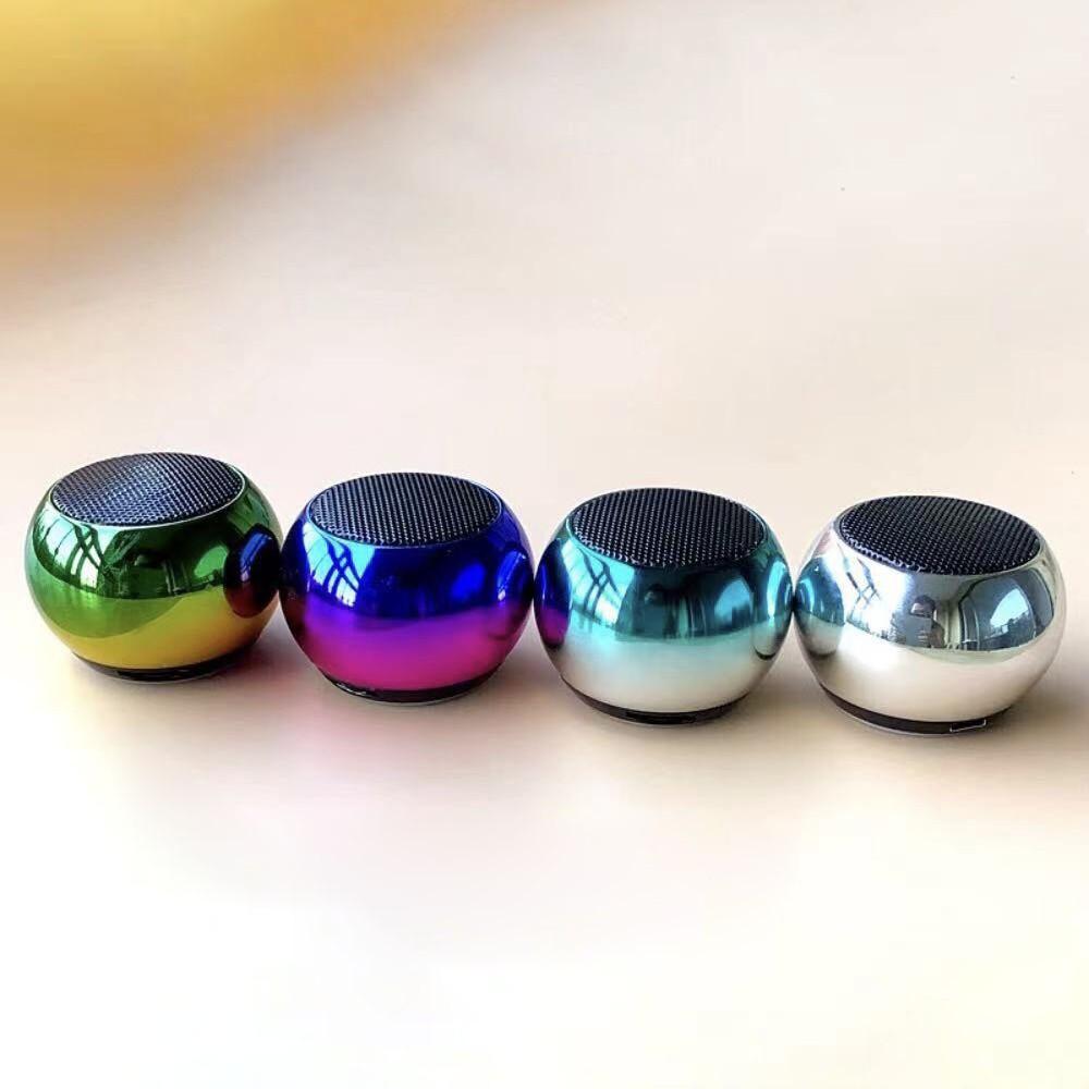 M3 Electroplated Speaker Wireless Portable Sound Speaker Bluetooth Voice Prompt Gradient Mini Bluetooth Speaker Private Model