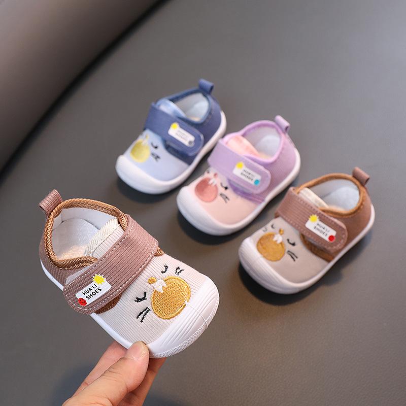 Sound Screaming Shoes 0-1-3 Years Old Baby Toddler Shoes Cartoon Breathable Cloth Shoes for Boys and Girls Spring & Fall Baby Shoes