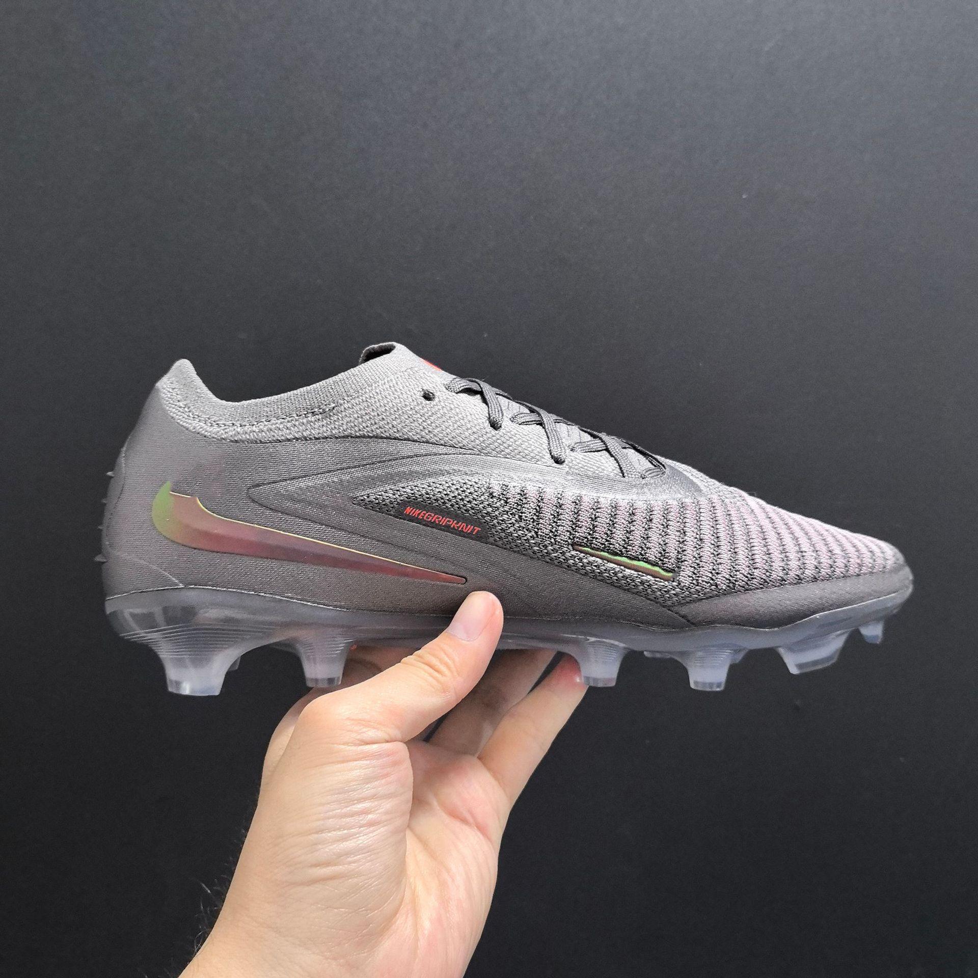 High-quality Phantom6 practical football shoes for men, Phantom knitted breathable soccer shoes, youth strong grip training shoes
