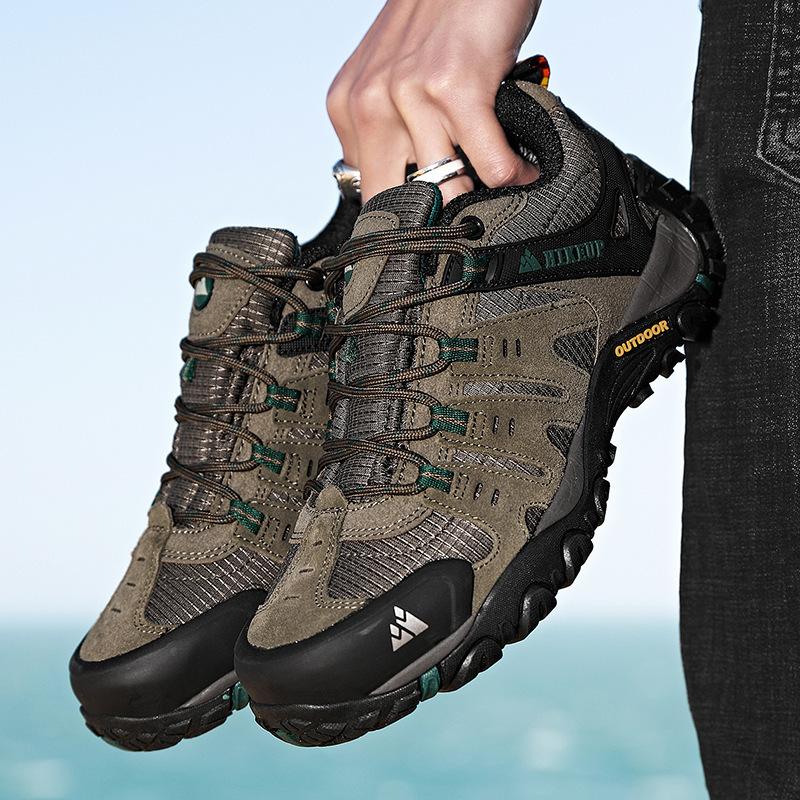 Outdoor Hiking Men's Shoes Autumn New Men's Casual Sports Shoes Breathable Hiking and Climbing Travel Running Shoes