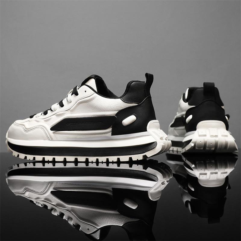 Men's Shoes Spring 2025 New Breathable Casual sneaker Non-slip Soft Bottom White Shoes Men's Trendy Torre Shoes