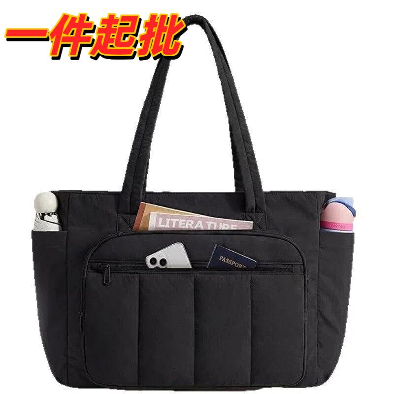Amazon Fashion Lightweight Quilted Trendy Tote Bag Women's Handbag Casual Sports Multifunctional Shoulder Bag