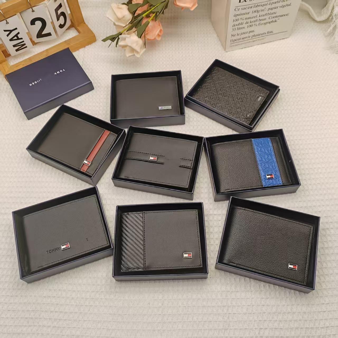 2025 New Tangjia Wallet Foreign Trade Men's Stylish Versatile Light Luxury Multi-Card Slot Wallet Solid Color Hand Wallet
