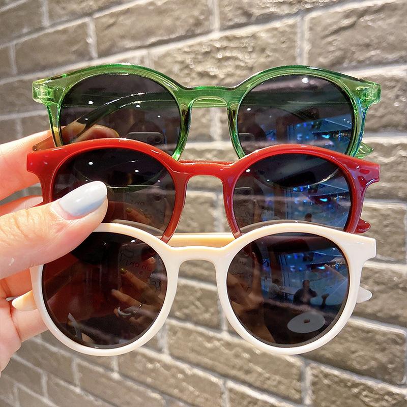 Little girl baby glasses fashionable sunglasses sunglasses young children 3 years old girl boy UV protection 2 years old